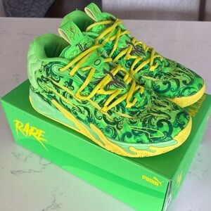 PUMA x LaMelo Ball MB.03 LaFrance Boys size 6 Green Basketball Sneakers